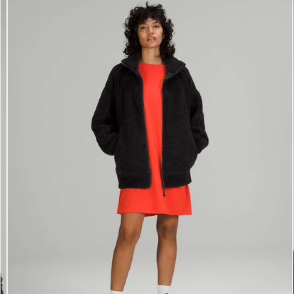 Jackets & Blazers - 10. Lululemon Long Textured Fleece Jacket Size XS/S